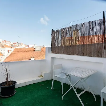 Terrace In Historical Neighborhood With View * Lizbona